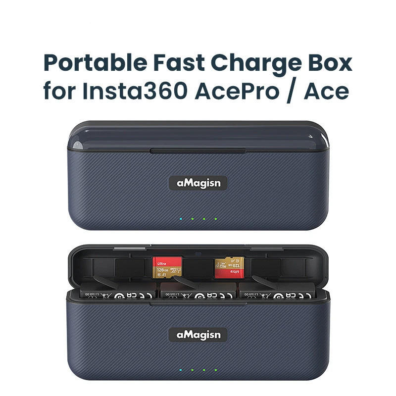 Description Picture 6 of itemFor Insta 360 Ace/Ace Pro Fast Battery Charger Box Fast Charging For Insta360 Ace Pro Camera Batteries Accessories