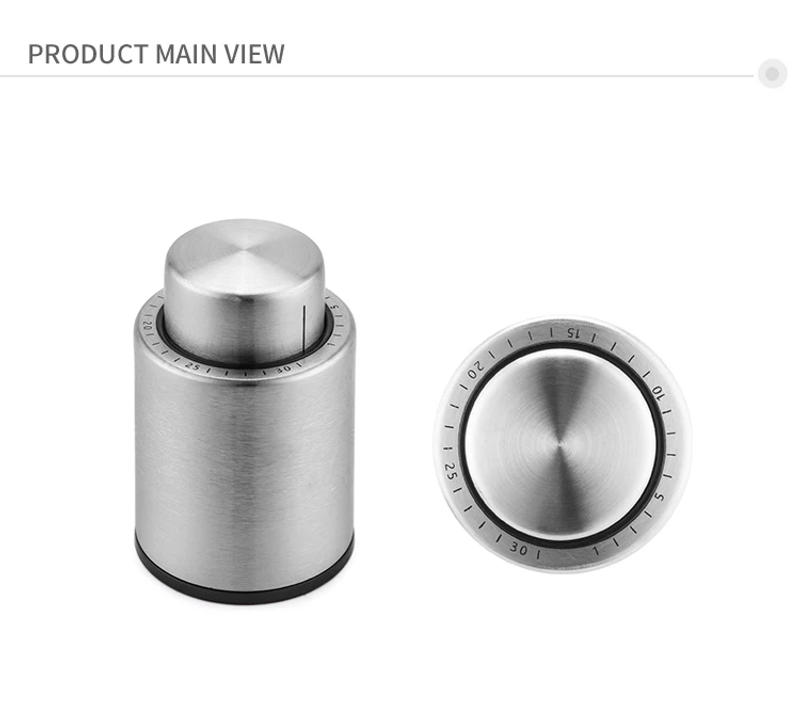 Description Picture 3 of itemVacuum Wine Bottle Cap Stopper Sealed Storage Vacuum Memory Wine Stopper Push Style Bar Tools Barware Wine Cork