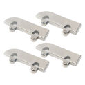 4pcs Steel Sliding Door Pulley Groove Wheels Heavy Duty Caster For Inverted Track Sliding Gate Window Bearing Rollers