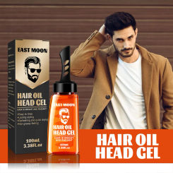 2-in-1 Hair Moisturizing Gel Brushes Professional Hair Gel Combs Easy To Clean Long-lasting Non-greasy Prevents Dandruff for Men