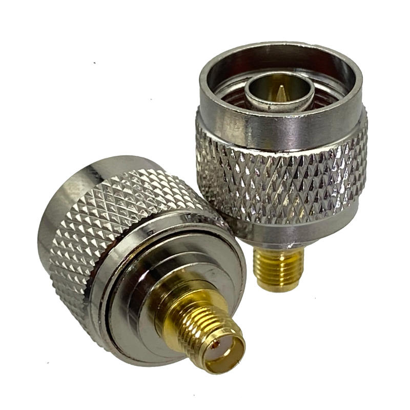 Description Picture 3 of itemN to SMA Male Plug & Female Jack Nut Bulkhead M16 RF Adapter Connector Coaxial for Radio Antenna Wire Terminals 1pcs