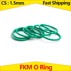 CS 1.5mm FKM O Ring,Fluorine Rubber O-Ring Gasket, Mechanical Seal Washer,Sealing Ring OD 4mm - 30mm,50 pieces in a pack
