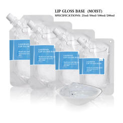 Wholesale DIY Lip Gloss Base Oil Moisturizing Clear Lip Gloss Raw Material Gel Lip Gloss Business Liquid Lipstick 25/50/100/200