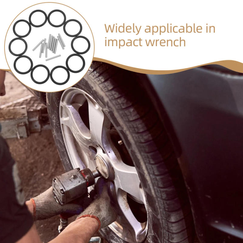 Description Picture 6 of item10 Sets Wrench Pin Washer Drill Socket Retaining Ring Clip Replacement part Durable Drive Retainer Impact Rings Wrench Accessory