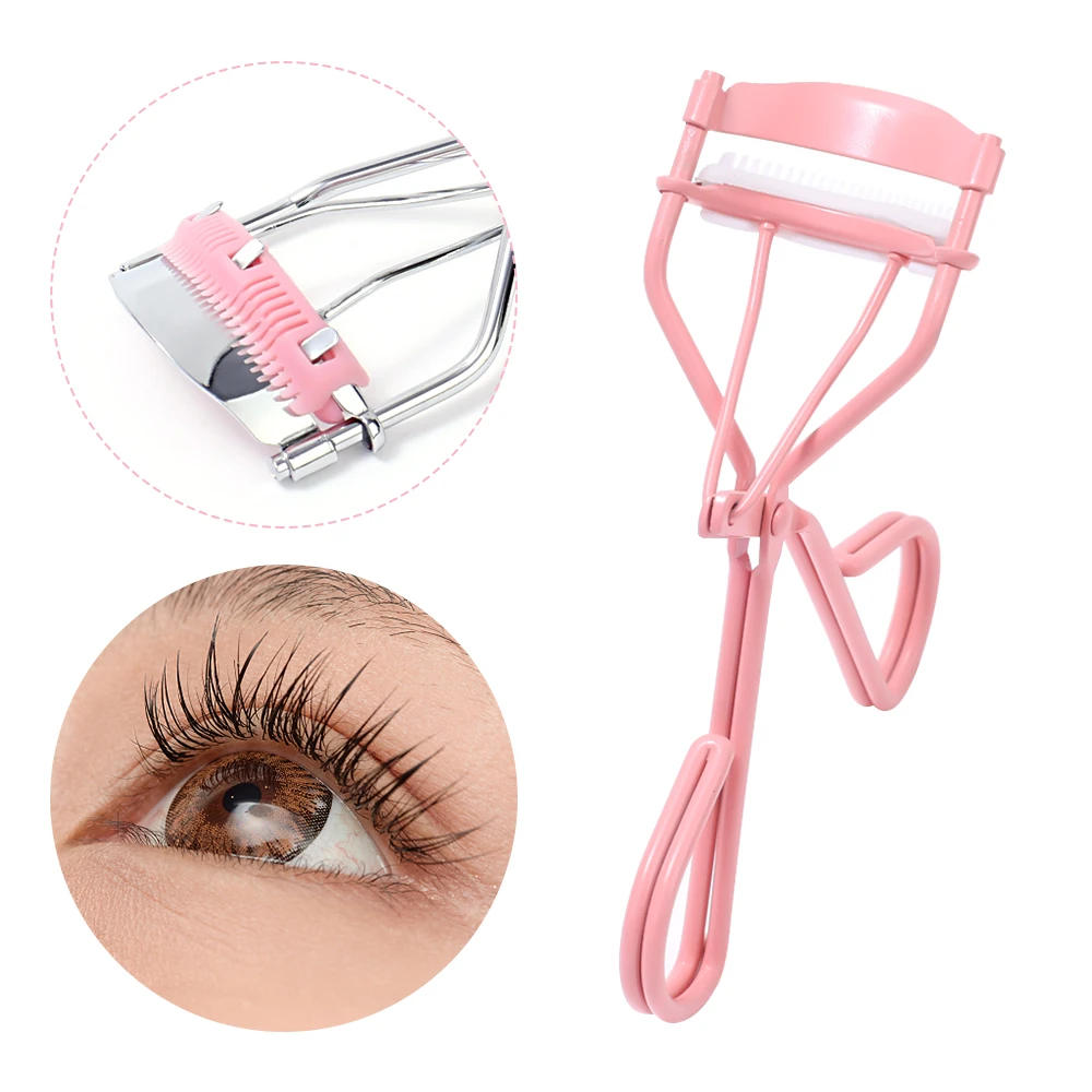 Description Picture 6 of itemProfessional Stainless Steel Eyelash Curler with Comb Portable Not Hurting Eyelashes Face Beauty Eyelash Curler Eye Makeup Tool
