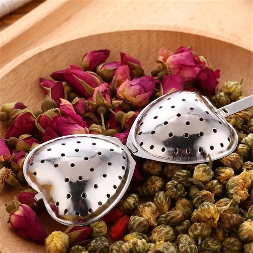 Description Picture 6 of itemReusable Stainless Steel Tea Infuser Mesh Ball Tea Strainer Coffee Herbs Spices Filter Diffuser Handle Tea Ball Kitchen Gadgets