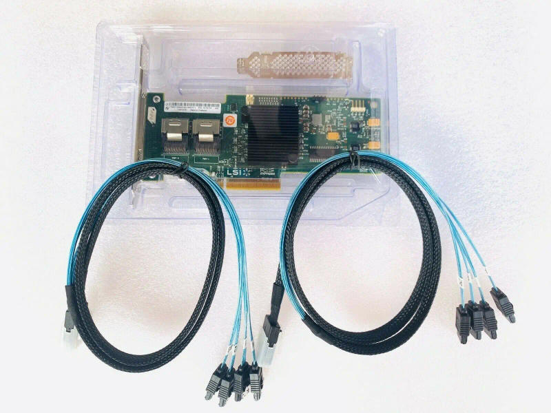Description Picture 3 of itemLSI 9240-8i 6Gbps SAS HBA 9211-8i IT Mode ZFS FreeNAS unRAID 2* SFF SATA