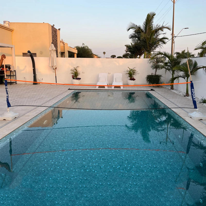 Description Picture 2 of item3.1/4.1/5.1/6.1m Professional Sport Training Standard Badminton Net Volleyball Net Easy Setup Outdoor Tennis Mesh Net Exercise