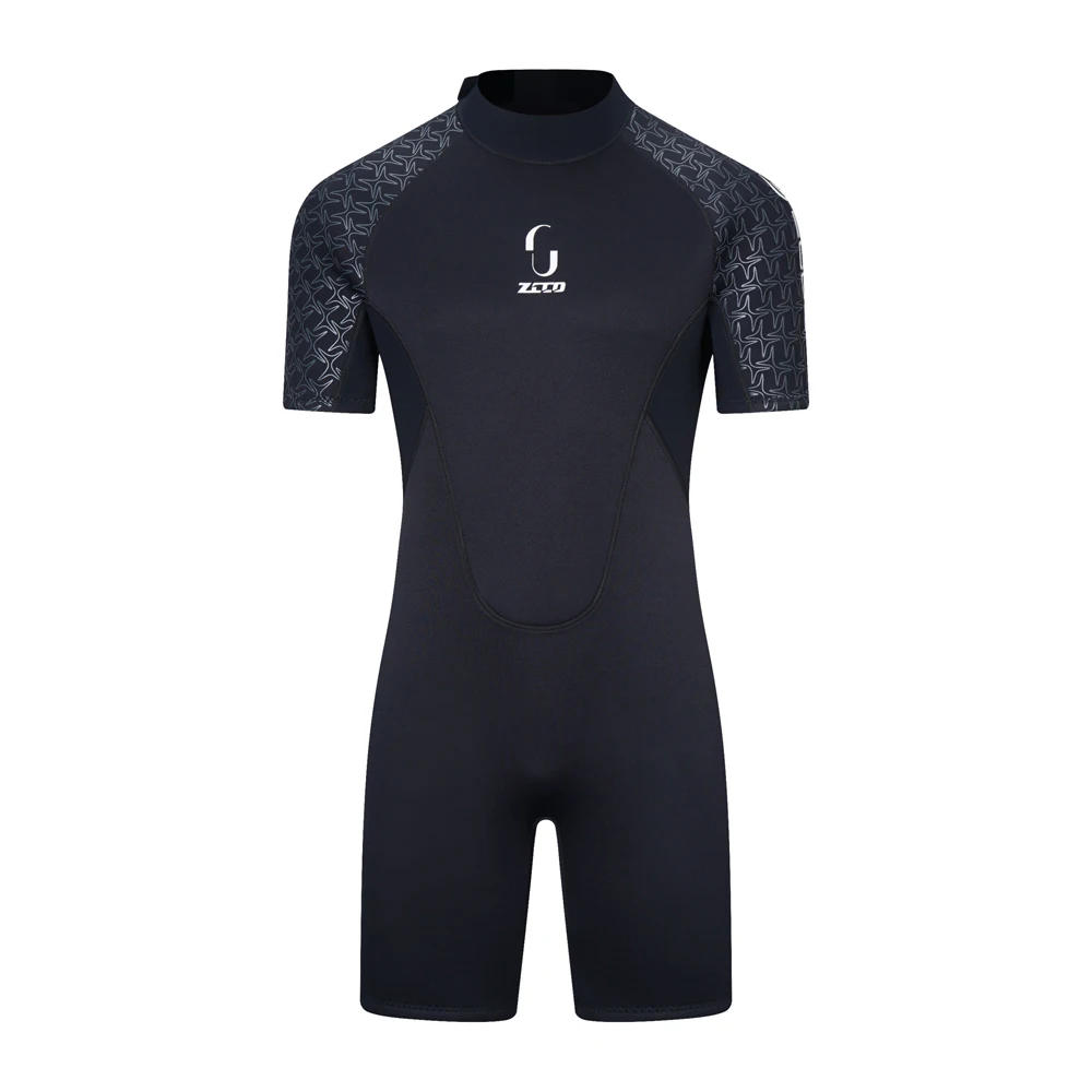 Description Picture 6 of item3MM Neoprene Short Sleeve Wetsuit Men Women Surf Scuba Diving Suit Equipment Underwater Spearfishing Kitesurf Equipment Swimwear