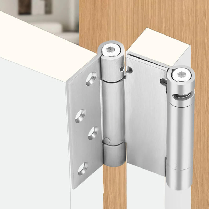 Description Picture 6 of item2pcs Self Closing Spring Hinge Stainless Steel Door Hinges Cabinet Automatic Rebound Door Closer Furniture Hardware Accessories