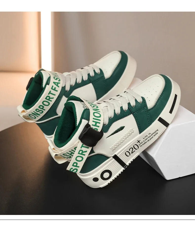 Description Picture 4 of itemAutumn 2023 Boy Sport Shoes For Children High Top Teenager Sneakers Kids Gym Shoes Boys Fashion Children Casual Shoe