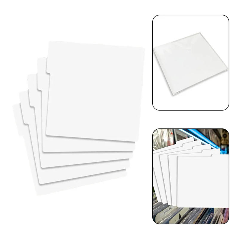 Description Picture 4 of item5PC Classification Card Alphabet Index Cards Record Divider For Record CD Alphabetical Tabs Classification Acrylic Index Storag