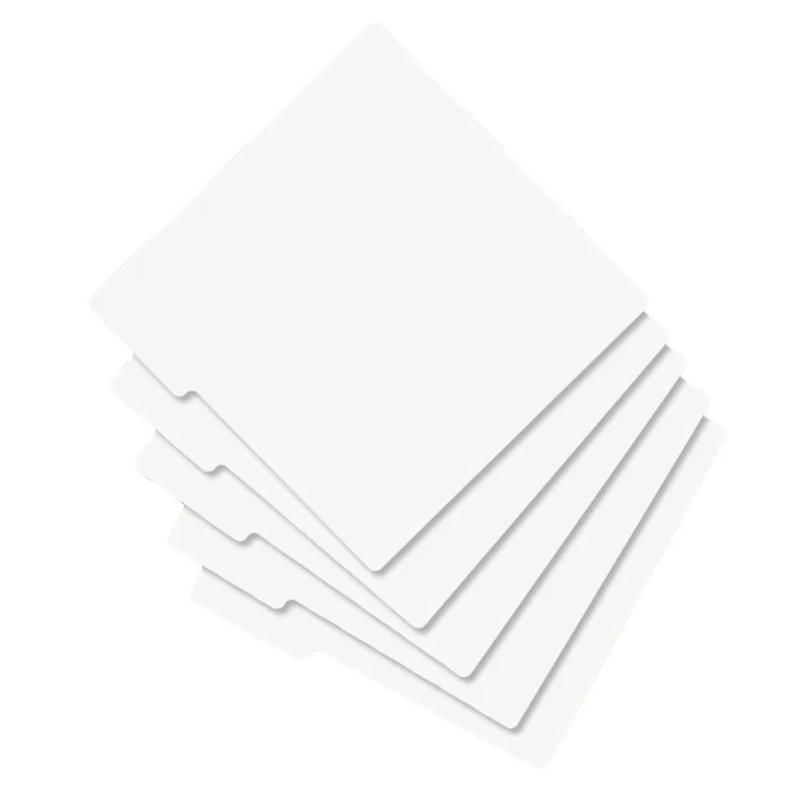 Description Picture 5 of item5PC Classification Card Alphabet Index Cards Record Divider For Record CD Alphabetical Tabs Classification Acrylic Index Storag