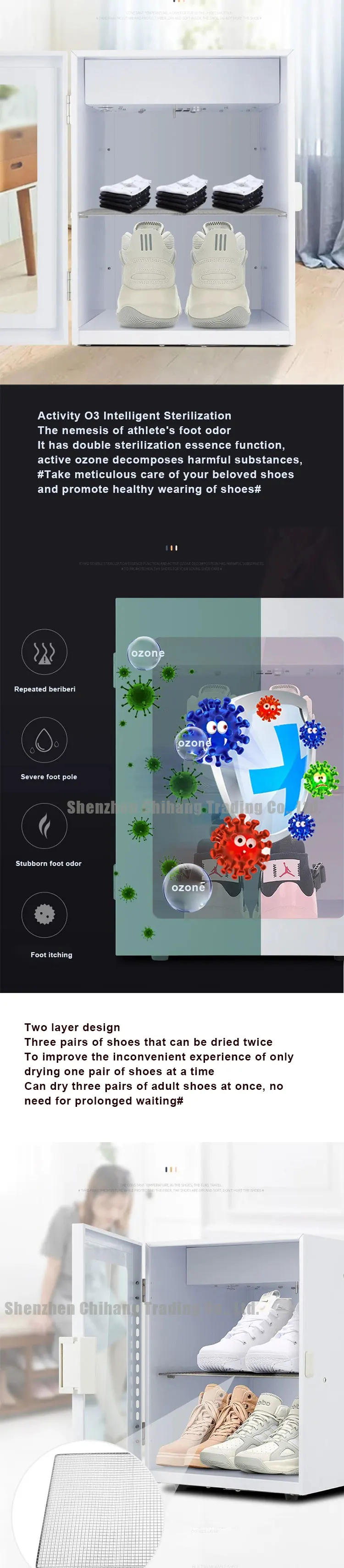 Description Picture 4 of itemFully Automatic Shoe Dryer Socks Deodorization Sterilization Disinfection Drying Box Cabinet Box Children's Shoe Warmer