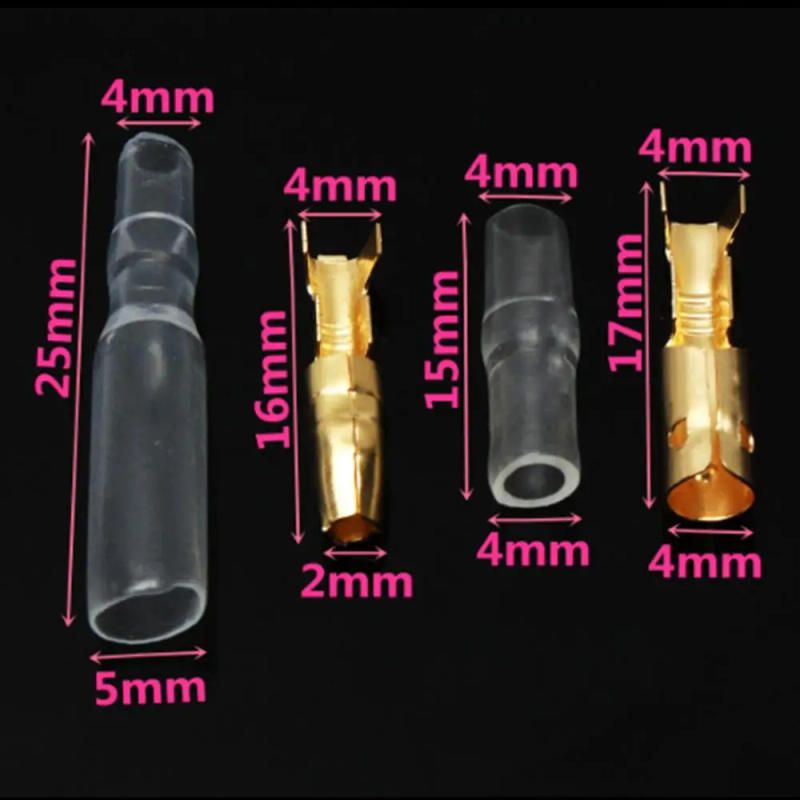 Description Picture 5 of item200pcs Terminal Male Female Electric Cable Wire Connector Socket Classic Terminal 3.9mm For Electric Equipment Accessories