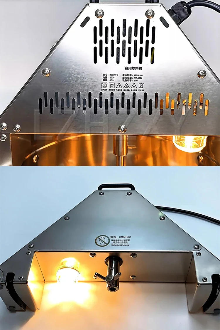 Description Picture 6 of itemFood Stirrer Pot 10L Stir-fry Machine Food Jam Sauce Mixing Wok 220V Automatic Stir Fry Machine