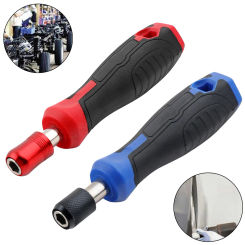 1PC 1/4Hex Screwdriver Handle Magnetic Screw Driver Bits Holder Self Locking Adapter 5In For Screwdriver Bits Socket Wrench Tool