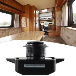 Brand New Button Catch Lock Latch Push Button Zinc Alloy Camper Caravan Cupboard Knob L-shaped Gasket Motorhome