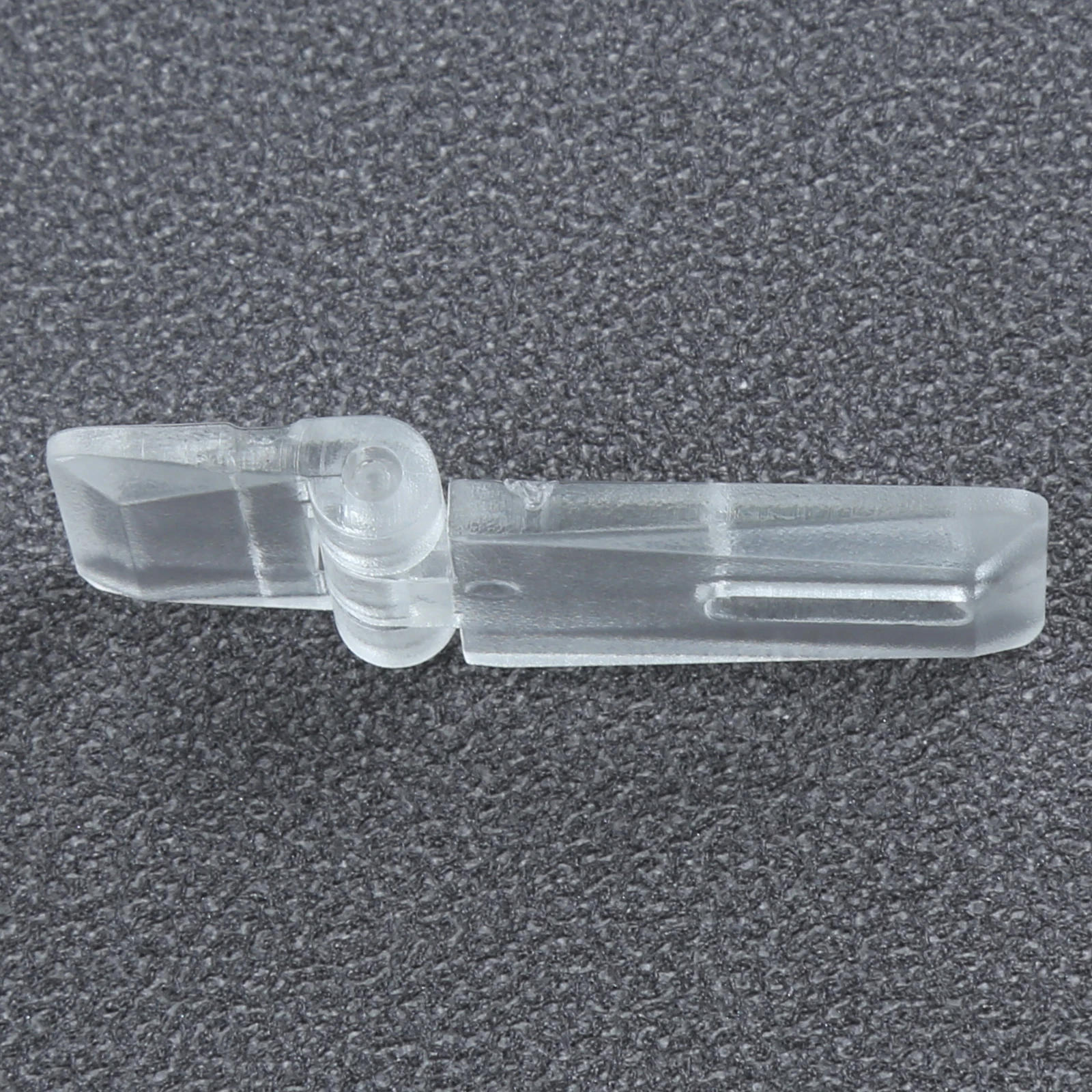 Description Picture 5 of item4 Sets Mini Hasp Latches Box Locks Jewelry Hinge Acrylic Buckle Clear Transparent Plastic Mini Cabinet Padlock Buckles 41*16mm