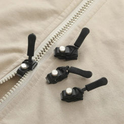 Universal Zipper Repair Kit Quick Instant Detachable Zipper Head Replacement Zipper Slider Pull for Jacket Bag Coat Free Sewing
