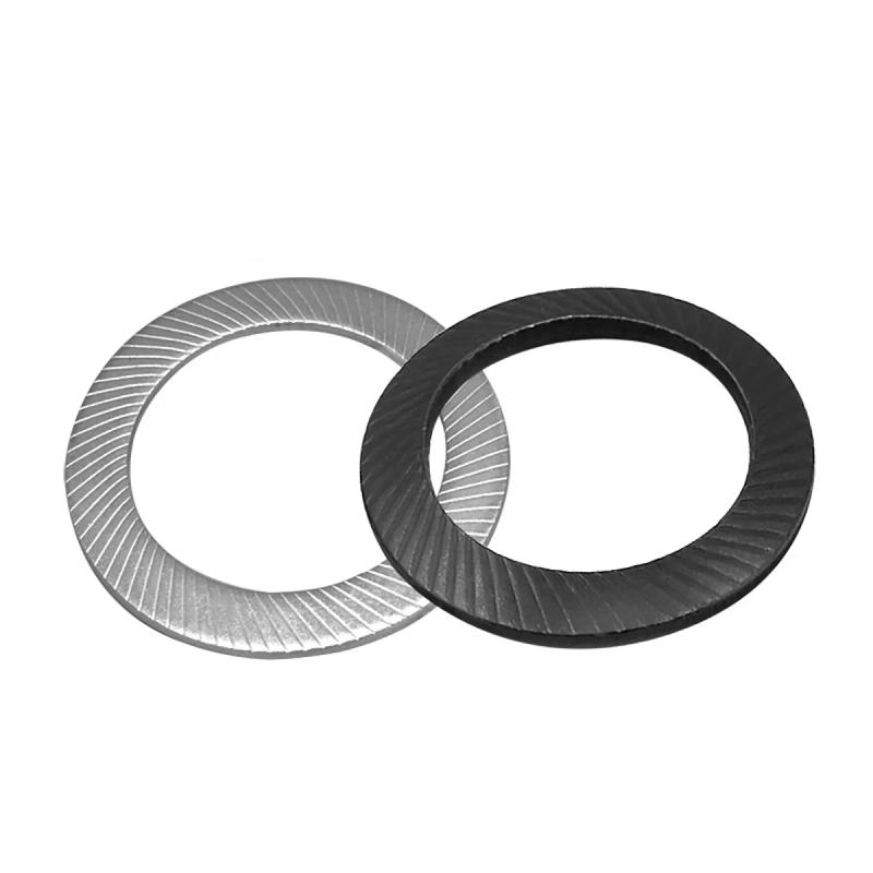 Description Picture 4 of item65 Manganese Steel Locking Anti-Skid Gasket / Double-Sided Diagonal Toothed Washer M3M4M6M8M10-M30