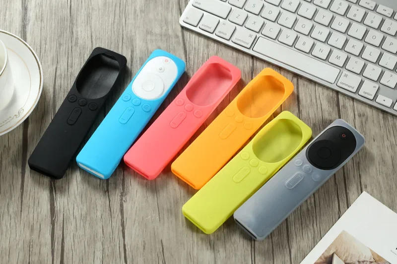 Description Picture 3 of itemSoft Silicone Remote Control Case for Iconic Brand Mi TV 4A 4C Touch Remote Control Antislip Waterproof Dustproof Remote Control Cover