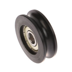 1PC For Slide Door Window U Groove Roller Pulley 626 Bearing Steel Bearing Roller Injection-coated U-shaped Pulley Wheel New