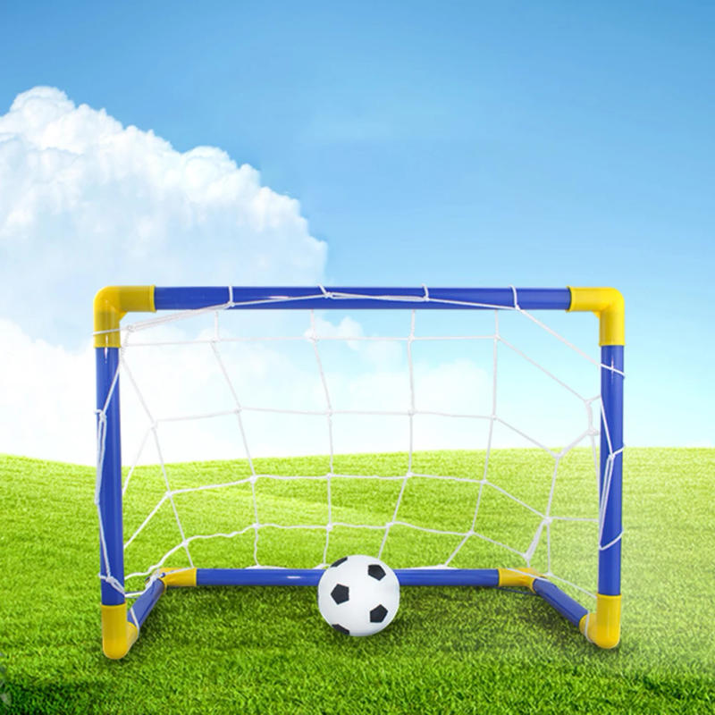 Description Picture 2 of item1pc Football Goal Post Frame Set Inflatable Football Lightweight Portable 447X250X323Mm Plastic Team Sports Soccer Accessories