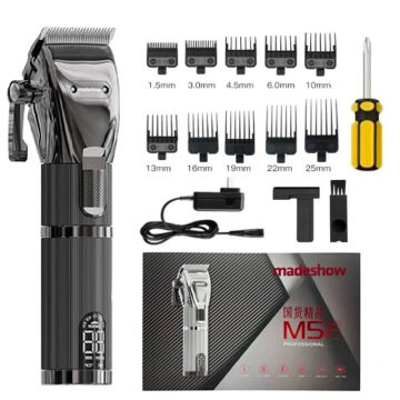 Madeshow M5 & M6 Professional Hair Clippers,Electric Hair Cutters Machine Grooming Kit Trimmer Styling Tools Clippers Barbers