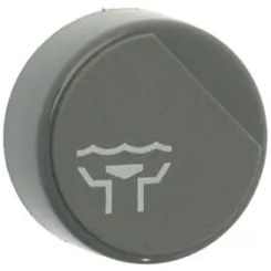 COMENDA TASTO ROTONDO GRIGIO ø 23 mm