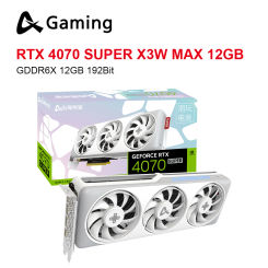 AX Gaming New RTX4070 SUPER X3W MAX 12GB RTX 4070TI Video Card GDDR6X NVIDIA 12GB 192Bit 16Pin placa de video Gaming placa video