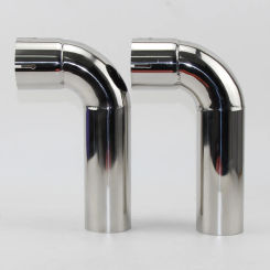 304 Stainless steel bend 90-degree single-side slot 54mm 66mm 73mm 79mm Connecting pipe fittings