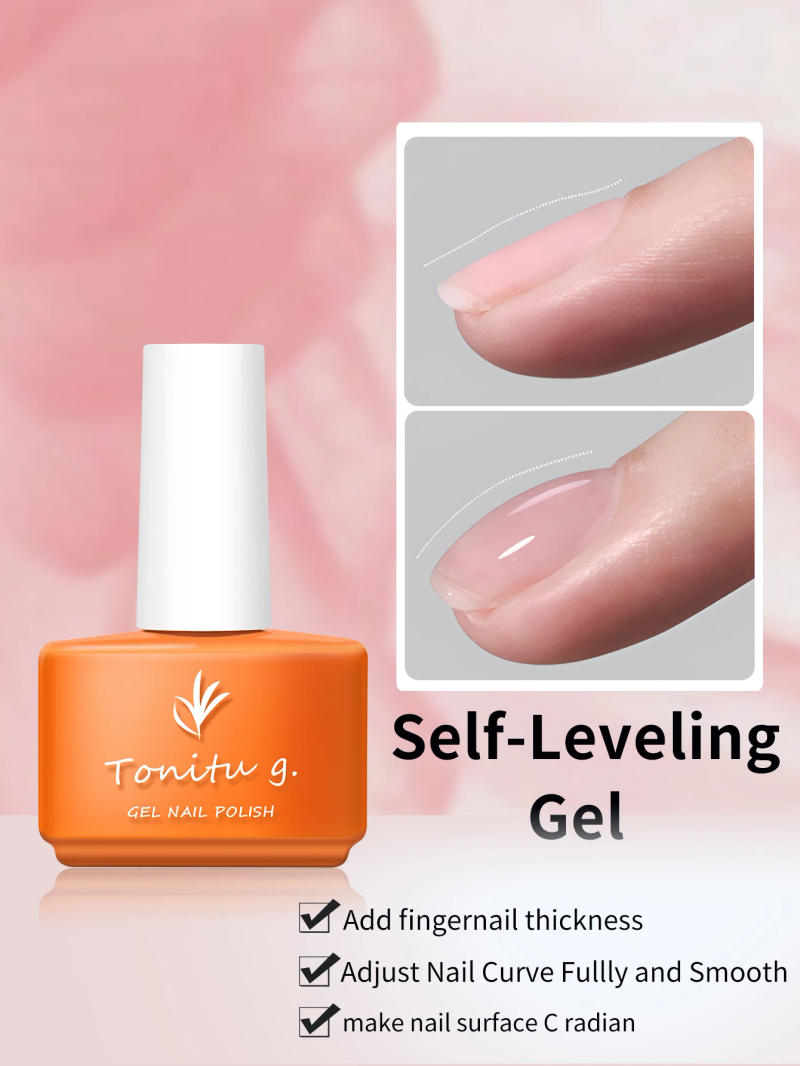 Description Picture 2 of itemSelf Leveling Gel Polish 7Ml Reinforcement Gellac Nails Art Design Strong Uv/Led Multifunction Gel Varnishes Nail Salon At Home