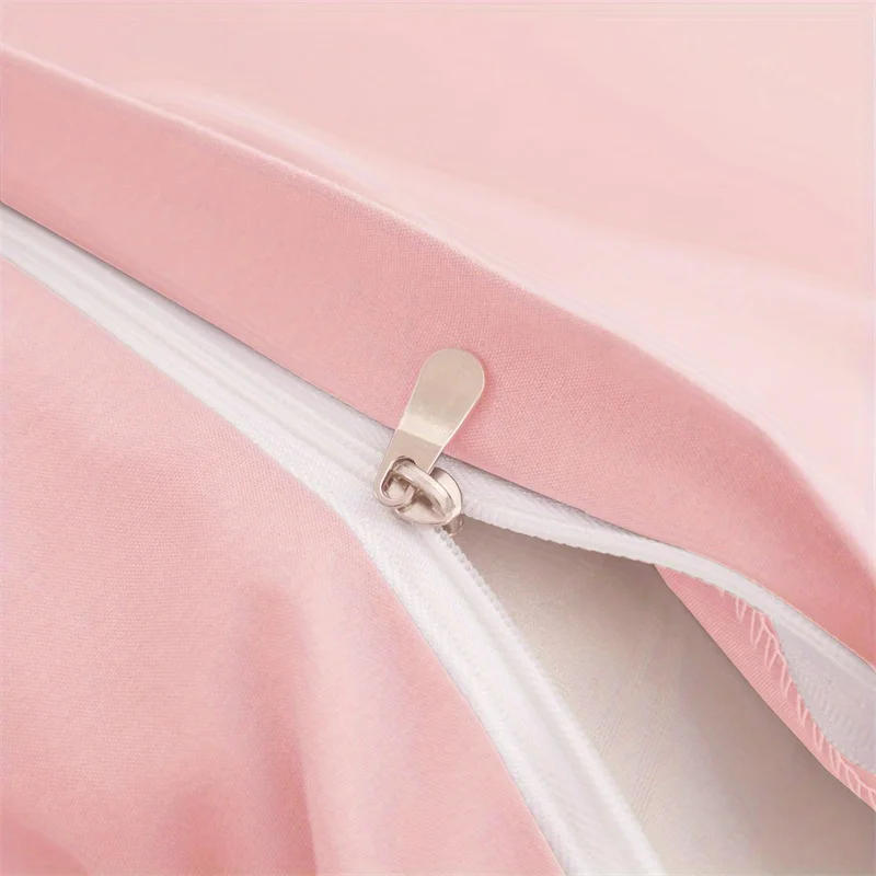 Description Picture 6 of item3PC Solid Matte Duvet Cover Comfortable Bedding Polyester 1Duvet Cover 2Pillowcases No Filler/Core Home Decor Four Seasons