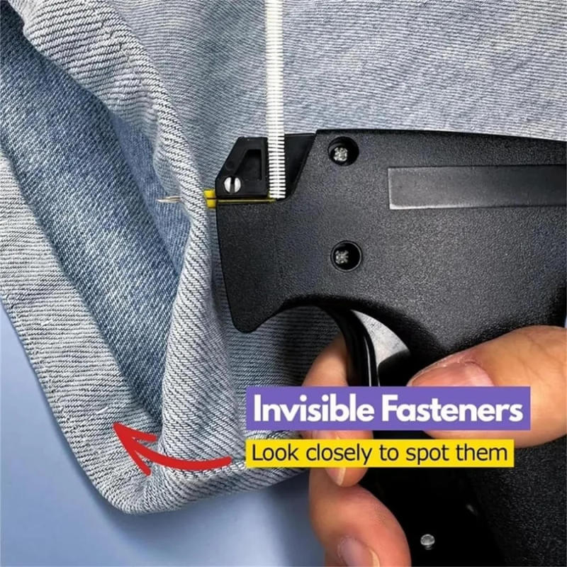 Description Picture 4 of itemFine Stitch Gun Stitchy Quick Clothing Fixer for Clothes Micro Tagging Gun Clothing Mini Speedy Sticky Sewing Gun Hemming Tool