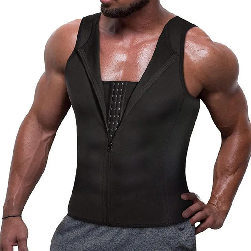Description Picture 5 of itemReductive Girdle Men Body Shaper abdomen Corset Sweat Slimming Belt Sauna Vest Belly Underwear Fat Burner Chest Abdominal Binder