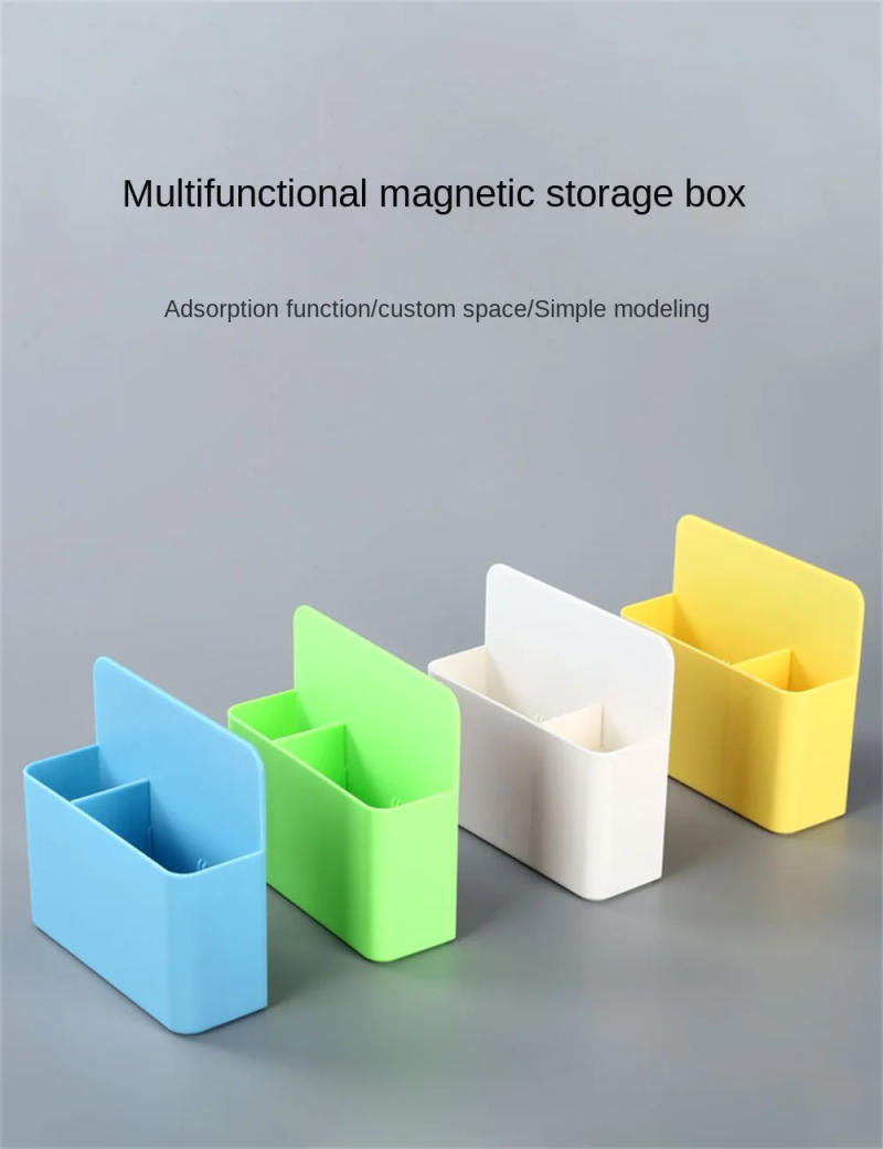 Description Picture 6 of itemPlastic Magnetic Pen Holder Erase Marker Storage Box Pencil Organizer for Home Office Whiteboard Fridge Refrigerator