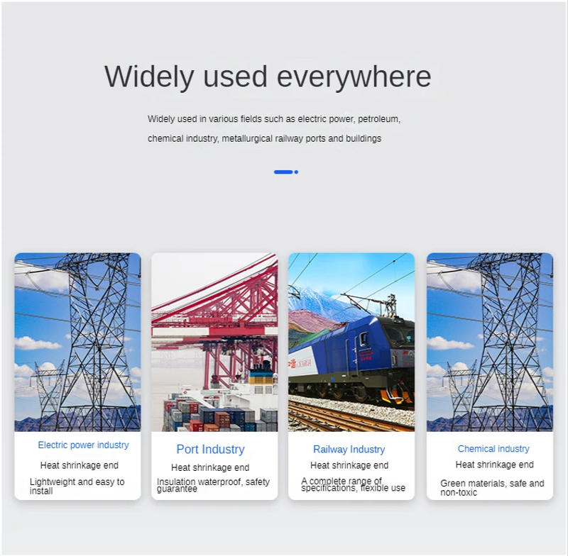 Description Picture 2 of item2/3/4/5/Core Heat Shrink Wrap Tube with Glue Insulation Sleeve for Separate Branch Cable Splitter Waterproof Seal Wire Protector