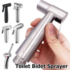 1pc Handheld Toilet Bidet Sprayer Stainless Steel Hand Bidet faucet for Bathroom Hand Sprayer Shower Head Self Cleaning