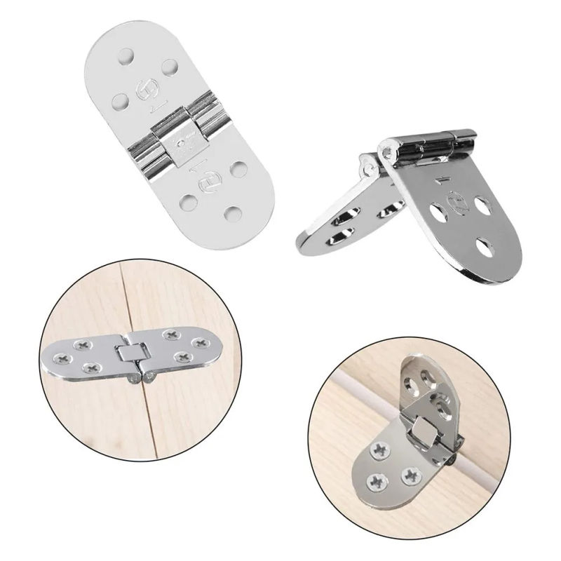 Description Picture 3 of item2pcs Folding Table Zinc Alloy Hinges For Flip Top Table Cabinet Door Furniture For Computer Desk, Sewing Machine Windows Doors
