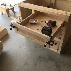2 Pcs Cabinet Drawer Front Installation Clamps Front Drawer Woodworking Clamps Drawer Jig for Easy Fast Installation