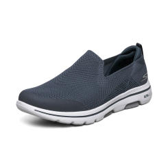 Skechers Shoes for Men GO WALK 5 Slip-on Walking Shoes Soft Comfortable Non-slip and Breathable Man Sneakers tenis masculino