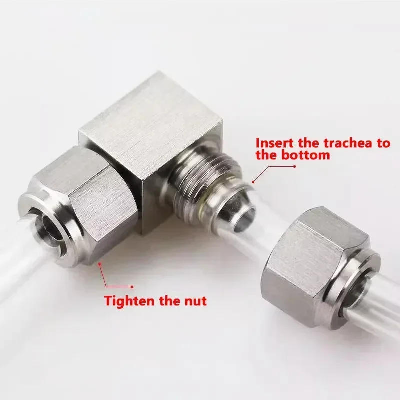 Description Picture 6 of item10Pcs KPE KPM KPU KPV KPZA Copper Plated Nickel Pneumatic Air Connector for Hose Tube OD 4 6 8 10 12 14 16MM Joint Connection