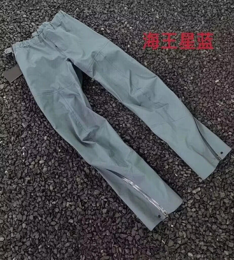 Description Picture 4 of itemArc Women Men Outdoor Waterproof Hard shell Beta Pants Unisex Hiking Climbing Camping Mountain Rain Black Neptune Trousers