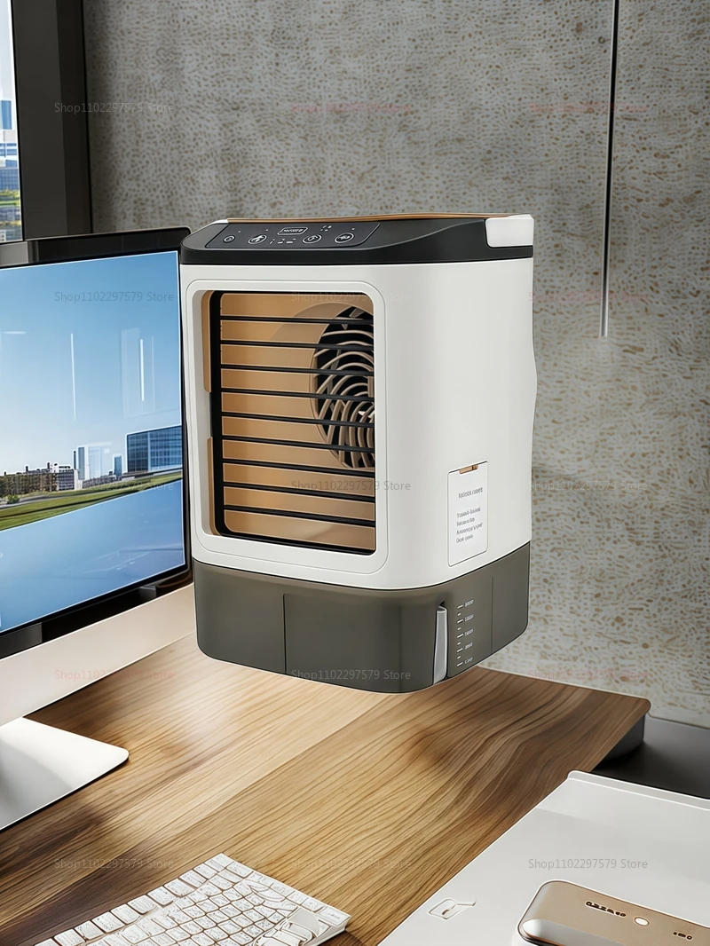 Description Picture 6 of itemMini Desktop Spray Fan Portable Home Office Quiet Air Cooler USB Humidifier Refrigeration Dorm Room Cooler Personal Use