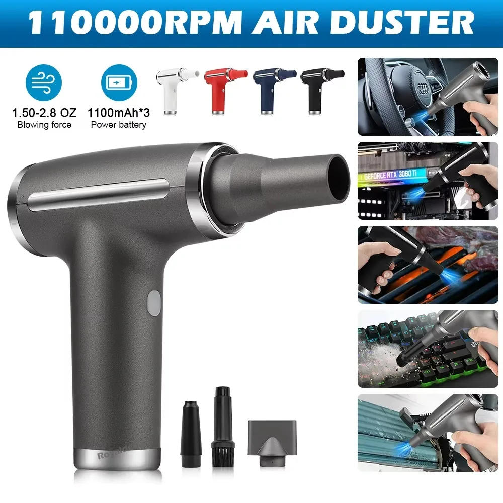Description Picture 3 of itemPortable Wireless Multifunction Air Duster Handheld Poweful Cleaner Outdoor Sports High Speed Blow Dryer for Switch/Xbox/PS4/PS5