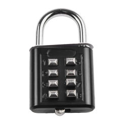 Compact Zinc Alloy Suitcase Lock 8 Digit Combination Padlock Ergonomically Designed Easy To Use For Travel Safety
