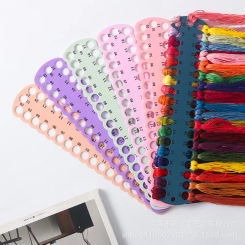 37 Holes Colorful PC Embroidery Thread Board Organizer Cross Stitch Threads Holder For Sewing DIY Thread Sorter Organization