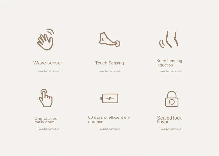 Description Picture 2 of item11/13L Smart Trash Can Automatic Sensor Garbage Can Light Luxury Bathroom Kitchen Garbage Living Room Recycle Bins Wastebasket