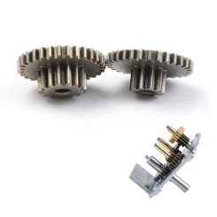 0.5M 10T-30T Double Gear DIY JGY-370 Motor Gearbox 15T-30T Repair Part